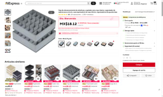 Organizador de ropa interior por $81 | AliExpress
