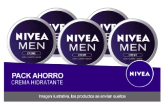 NIVEA MEN Creme 150ml Pack 5 unidades por 12.74€