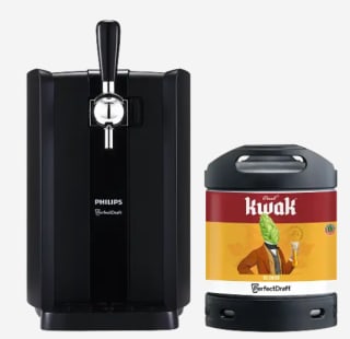 Pack tireuse PerfectDraft Black + 1 fût 6L de Kwak Blonde à 149€