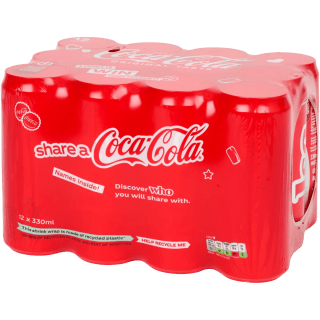Coca-Cola Original taste regular 12-pack voor €6,95 bij de Action