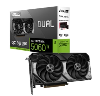 Carte graphique ASUS Dual GeForce RTX 5060 Ti OC Edition 8GB à 329,90€