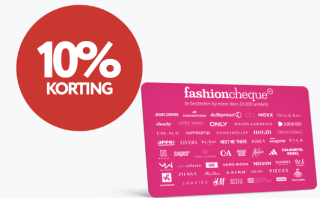 10% Korting op fashioncheque