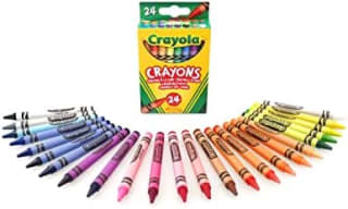 CRAYOLA Crayons, Bright Strong Colours, Multi, 24 Count (Pack of 1) £1.61 S&S Max Dis
