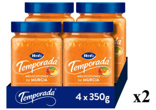 2 Pack de 4x350 g de Hero Mermelada de Melocotón de Temporada por 11.26€