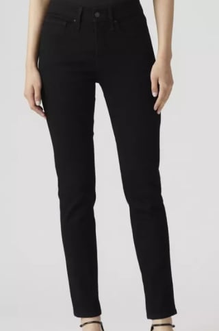 Jeans Mujer 312 Shaping Slim Negro Levis por $45.490