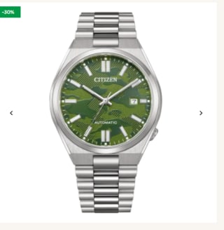 Montre Automatique Citizen Tsuyosa vert NJ0159-86X à 209,30€