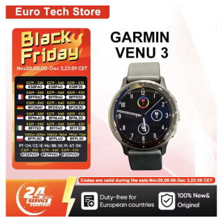 Garmin Venu 3 Smartwatch 45 mm 14" AMOLED Fitness 30+ Deportes GPS Música