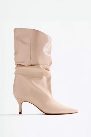 Bota tacón fruncida Lefties por 12,99€