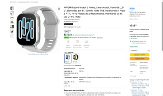 Redmi Watch 5 Active por $649 | Oferta Amazon