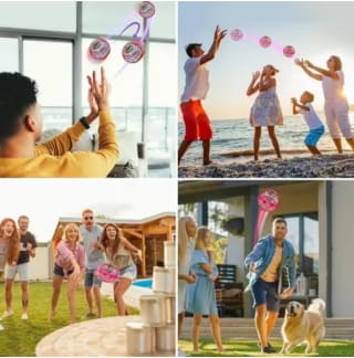 Bola voladora drone Flynova Pro rojo Descuento $19.890 Solo en MundoLider, Chile