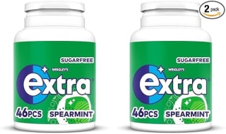 Extra Chewing Gum Bottle Sugar Free, Spearmint Flavour, 60 Pieces (Pack of 2) £3.58
