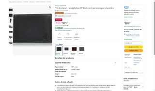 Cartera Timberland Hombre por $305 | Descuento Amazon