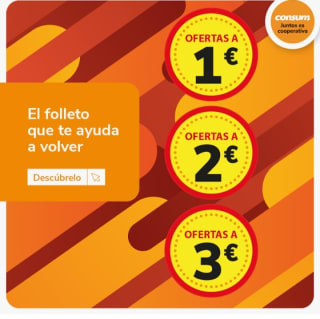 Ofertas 1€, 2€, 3€ Folleto septiembre Consum.