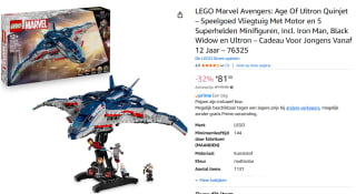LEGO® Marvel Avengers: Age of Ultron Quinjet - 76325 voor €81.30 bij Amazon