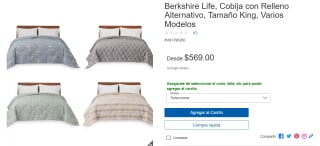 Cobija King Berkshire Life por $569 | Oferta Costco