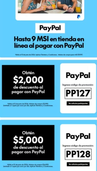 Cupones Costco: Hasta $5,000 de Ahorro | 9 MSI con PayPal