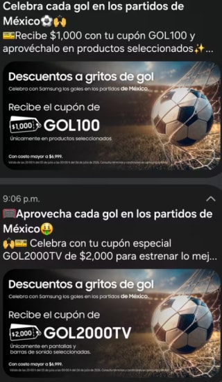 Cupón Samsung Store: $2,000 de Ahorro en TV y Barras de Sonido