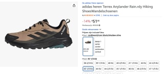 ADIDAS TERREX Lage schoen 'Anylander' in Beige voor €51 bij Amazon