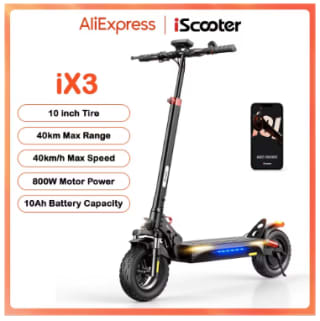 Iscooter Ix3 800W off-road elektrische scooter voor €318,66 dmv code bij Aliexpress