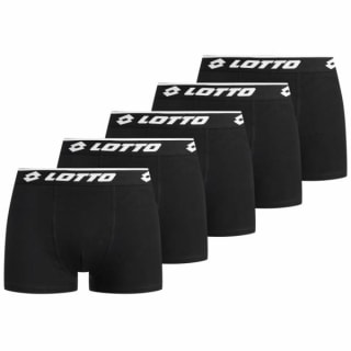 Lotto Retro Hombre Calzoncillos bóxer Pack de 5 negro o gris por 11.99€