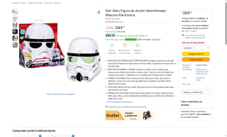 Máscara Stormtrooper por $283 | Oferta Amazon