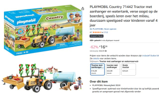 PLAYMOBIL Country 71442 Tractor met aanhanger en watertank, voor €16,99 bij Amazon