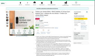 Timbre Blink + Cámara Outdoor por $649 | Oferta Amazon