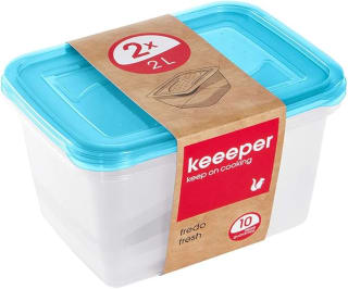 keeeper Set de 2 Fiambreras, 2 x 2 l por 3,99€