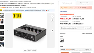 Interfaz de Audio USB XTUGA Q-16 por $274 | Oferta Alibaba