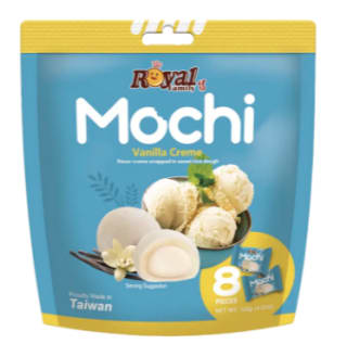 €2 cashback op Royal Family Mochi strawberry cheesecake of vanille creme via Tikkie