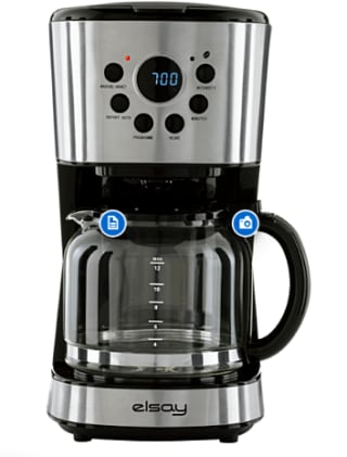 Cafetière programmable - Sélection d'Expert - Elsay - inox à 25,99€