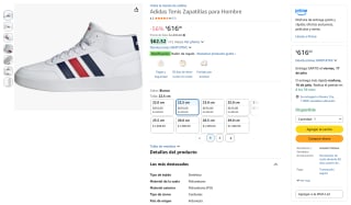 Adidas Tenis Hombre Corte Medio por $616 | Oferta Amazon