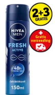 Alle NIVEA deodorant 2+3 gratis bij Kruidvat