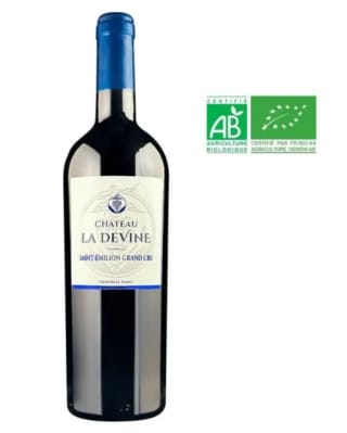 Vin rouge de Bordeaux Château La Devine 2021 Saint-Emilion Grand Cru à 6,90€