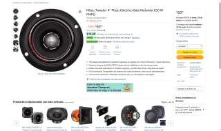 Tweeter de Bala MITZU por $50 | Oferta Amazon