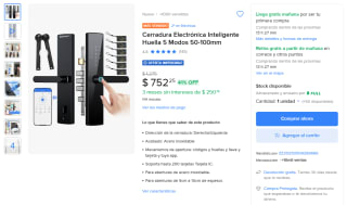 Cerradura Electrónica BeaoWink por $752 | Mercado Libre