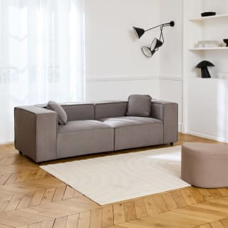 Canapé Modulable 2 Places Sense Tissu Déperlant à 549,99€