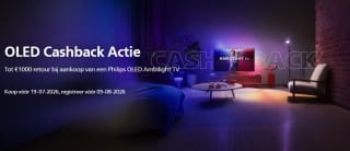 Tot €1000 retour bij aankoop van een Philips OLED Ambilight TV