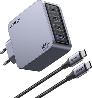 Ugreen Nexode Pro 160W Wandlader Voor Laptop Telefoon voor €54,99 bij Nbb