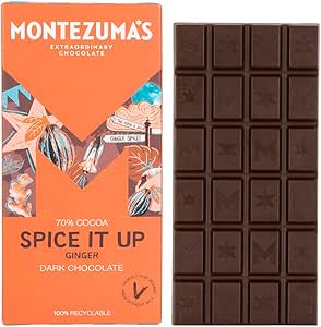 Montezuma’s Dark Chocolate Ginger Bar 90g for £1.75 (S&S £1.49)