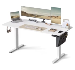 Escritorio de Oficina Eléctrico con Altura Ajustable, 160x70cm por 87.99€