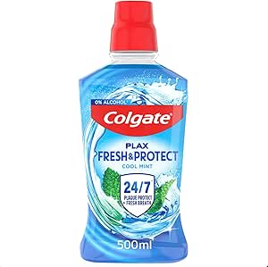Colgate Plax Cool Mint Mouthwash 500ml – £1.35 (£1.28 on Subscribe & Save)