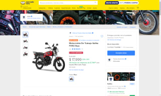 Motocicleta Italika FT150 Rojo por $13,229 | Oferta Mercado Libre (Banamex)