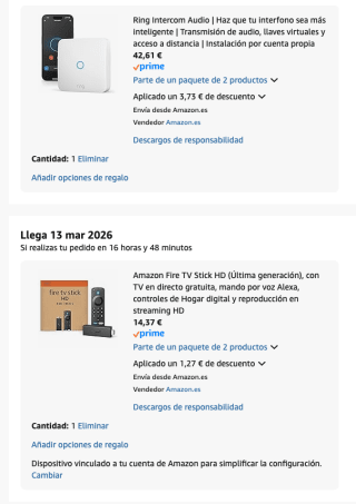 Fire TV Stick HD por solo 14.37€ y Fire TV Stick 4K Select por 17.02€