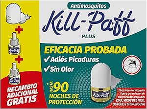 KILL-PAFF Insecticida Eléctrico Antimosquitos Difusor + 2 recambios por 2.69€
