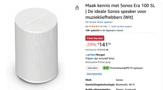 Sonos Era 100 SL voor €141,55 bij Amazon