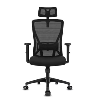 Durrafy Silla Oficina Ergonómica 150kg Negro por 54,06€