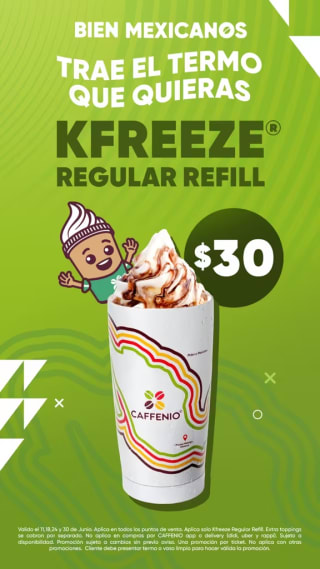 Juego y Refill de Kfreeze por $30 | Oferta Caffenio
