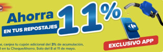 Ahorra un 11% descuento en tus repostajes gasolineras carrefour