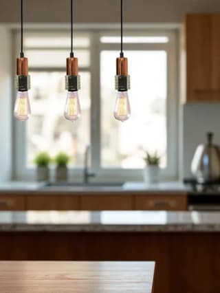 Lámpara de techo Klimt de una luz E27 y de color cobre por 4,99€